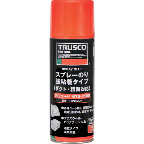 TRUSCO　スプレーのり　強粘着タイプ