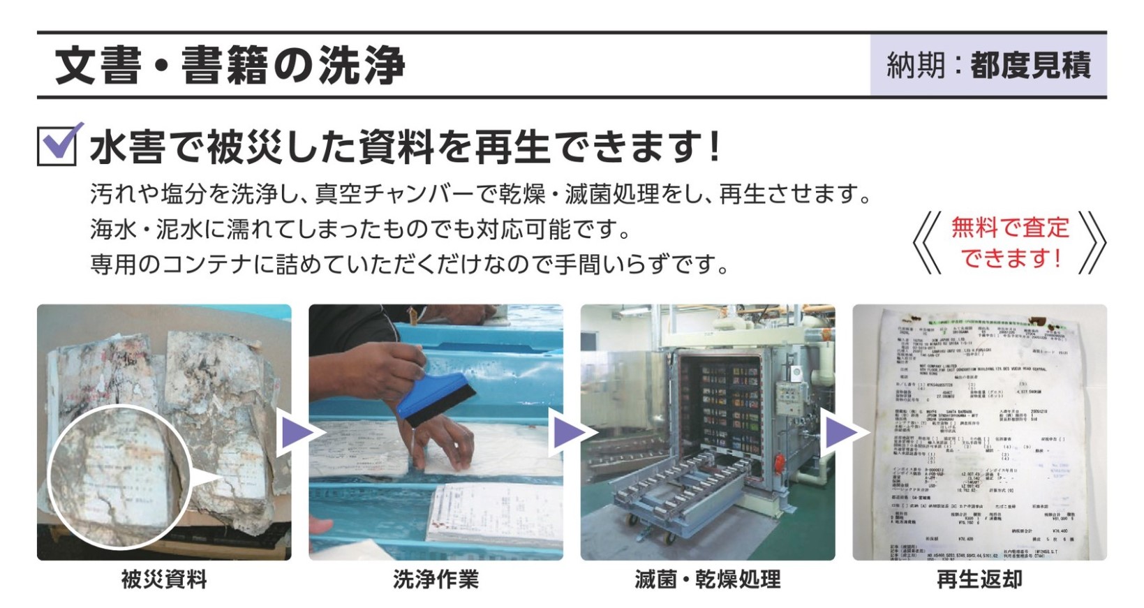修理工房 直治郎 文書・書籍の洗浄