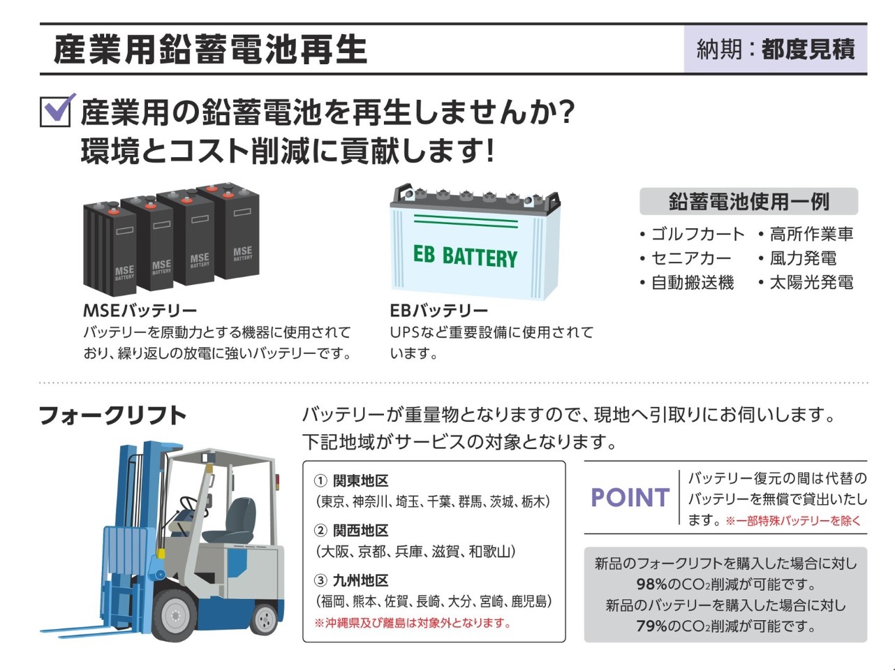 修理工房 直治郎 産業用鉛蓄電池