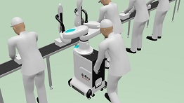 duAroの特長、コントローラの設置場所を気にすることなく、簡単に移動・設置が可能になっている画像