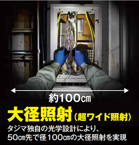 タジマ LEDヘッドライトE501Dセット 比較1