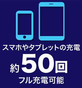 WAHD エイターナス 充電回数スマホ