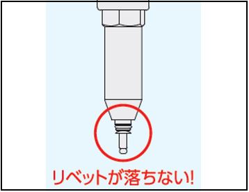 ロブテックス コードレスリベッターR2B1 リベット保持機能付きノーズピース