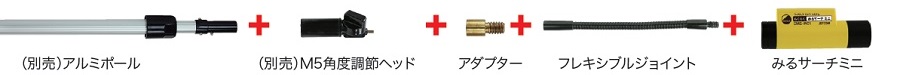 アクセサリーの連結使用例(高所アクセサリー)
