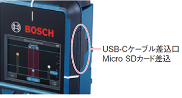 ボッシュD-TECT SDカードに保存