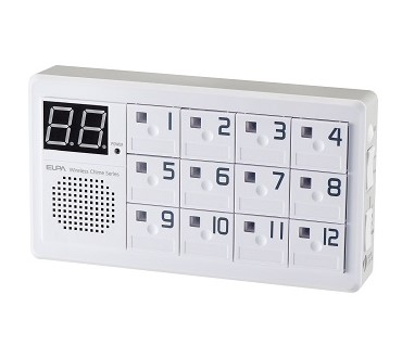 ELPA ワイヤレスチャイム EWS-P70 12ch受信機