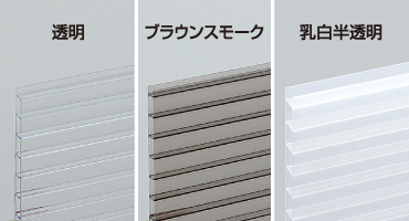 光　簡単内窓　使用するポリカ中空ボード