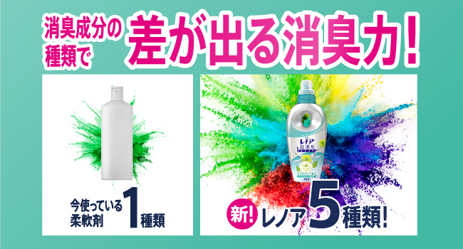 P&G レノア 消臭期間