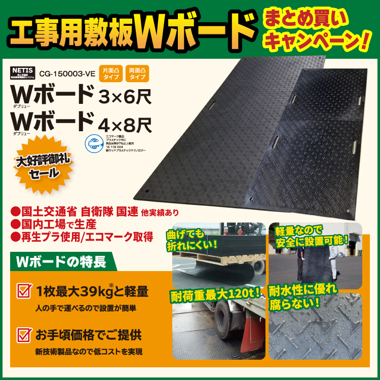 ウッドプラスチックテクノロジー　Ｗボード　キービジュアル