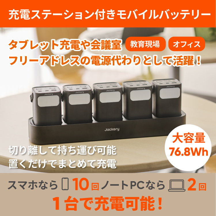 Jackeryパワーバンク KV