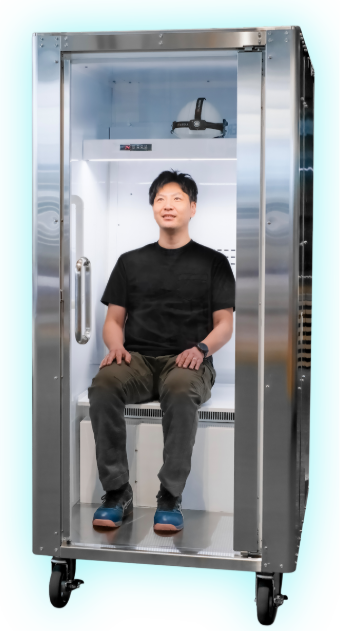 まるで人間冷蔵庫　パーソナルクーリングボックス　ど冷えもんBox																					