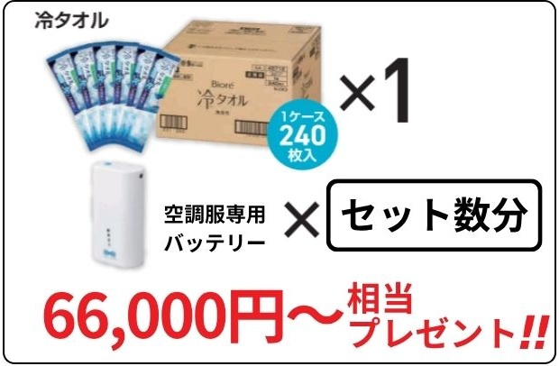 空調服×花王キャンペーン