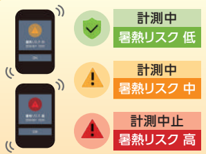 暑熱リスク管理に最適！熱中ハザードウォッチ